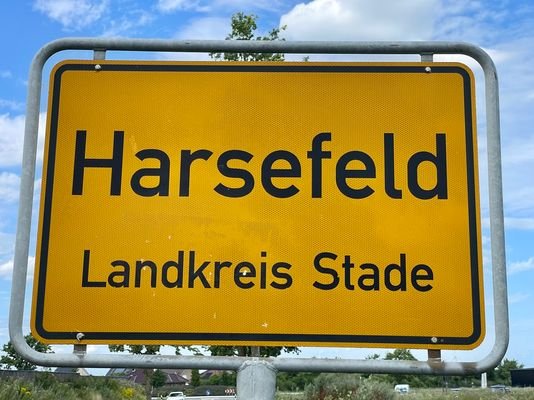 Ortsschild Harsefeld