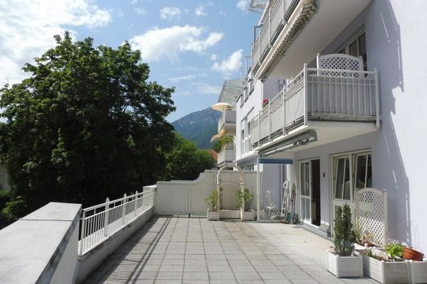 Terrasse Bergblick