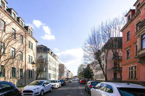 Blick in Richtung Kesselsdorfer Straße