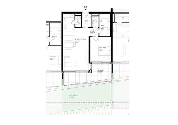 Grundriss - Floor Plan - Top B03