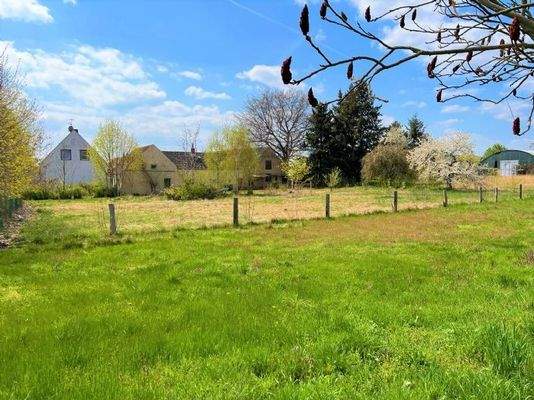 Blick übers gesamte Grundstück