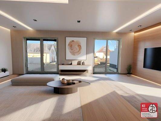 Wohnbereich visualisiert