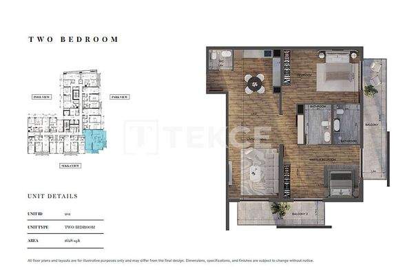 Boutique Flats in Jumeirah Village Circle Dubai Near Parks