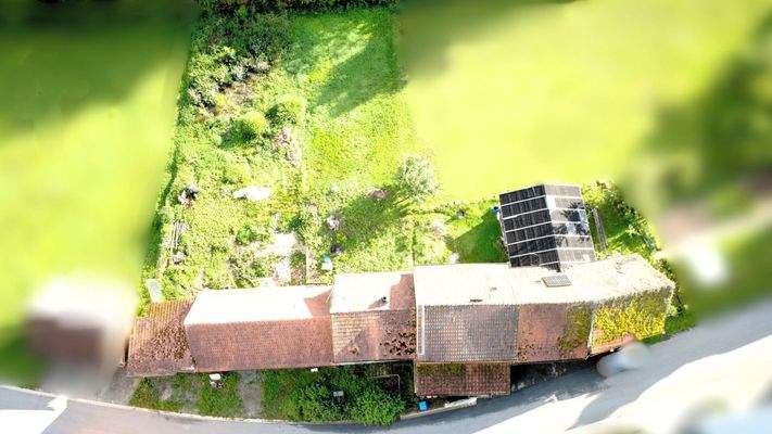 Das beeindruckende Anwesen von oben