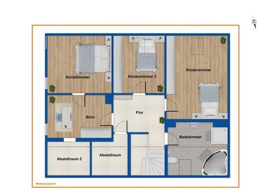 Grundriss DG - Wohneinheit II