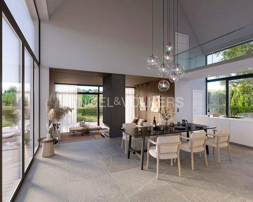 Visualisierung Wohn-Essbereich