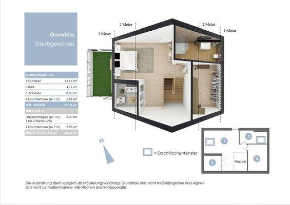 Grundriss Dachgeschoss