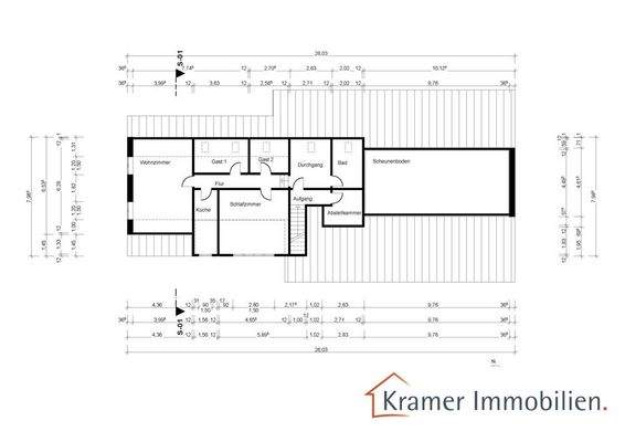 Grundriss Dachgeschoss