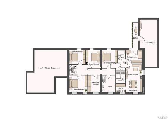 Grundriss Obergeschoss