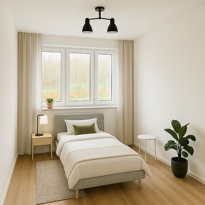 Souterrain: Zimmer - virtuell möbliert