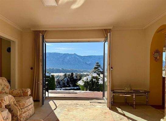 Blick vom Wohnzimmer