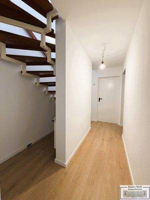 Blick in den Flur im UG