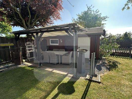 Überdachte Terrasse