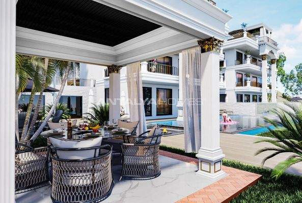 Sea and Nature-View Villas with Private Pool in in Alanya