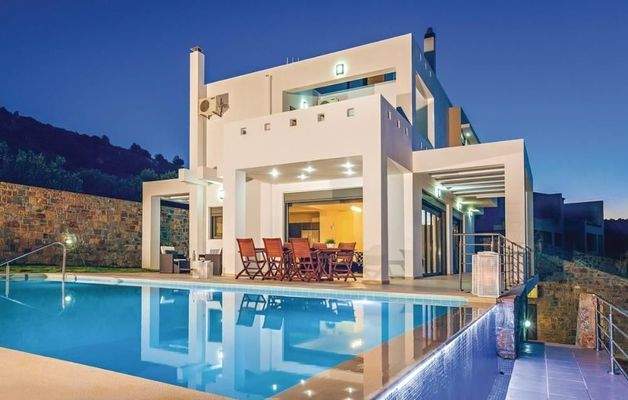 Milatos: Erstaunliche Villa mit Blick auf das Meer auf Kreta zu verkaufen