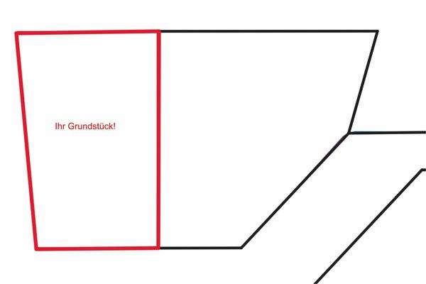 Lageplan für das Grundstück 2
