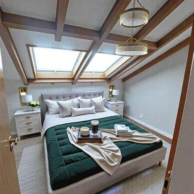 Schlafzimmer Virtual Staging