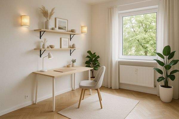 Visualisierung Arbeitszimmer