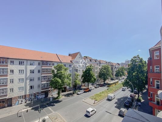 Blick vom Balkon