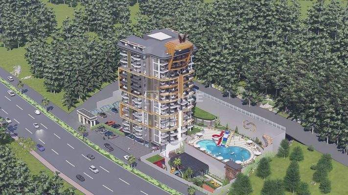 Flats within Complex in Tranquil Location in Alanya