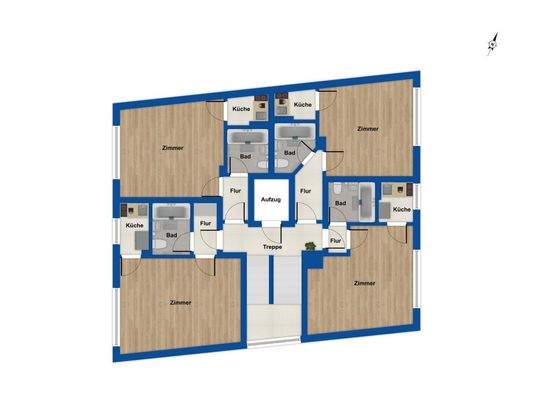 Grundriss Obergeschoss