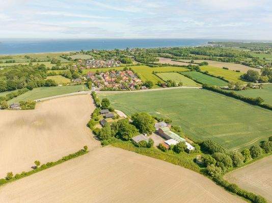 Blick Richtung Ostseestrand