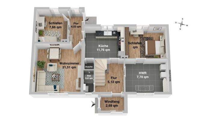 Grundriss Erdgeschoss