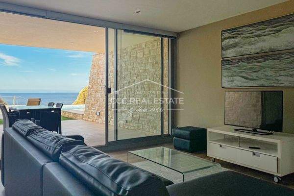 Wohnzimmer mit Blick