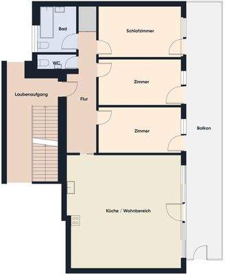 Grundriß ohne Maßstab