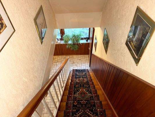 Treppe ins Dachgeschoss