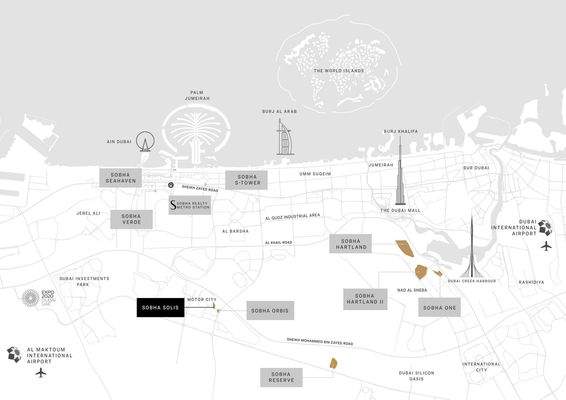 Sobha Solis Location