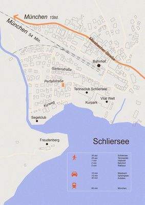Karte Schliersee