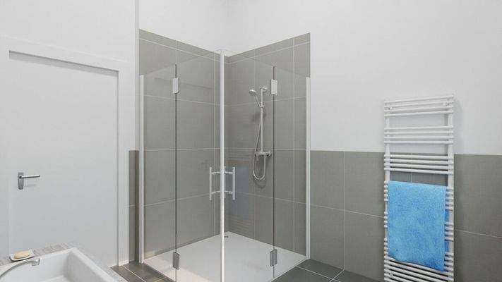 Visualisierung Whg 8 Bad Dusche