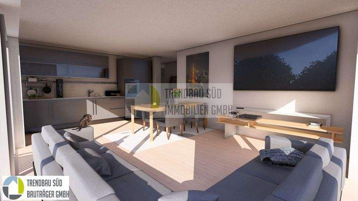 MFH Burgrieden, Achstetter Straße 11 2024-09-02 VISUALISIERUNG Wohnung 3A