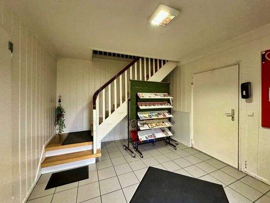 Der derzeitige Eingangsbereich