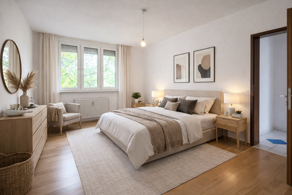 Einrichtungsbeispiel Schlafzimmer