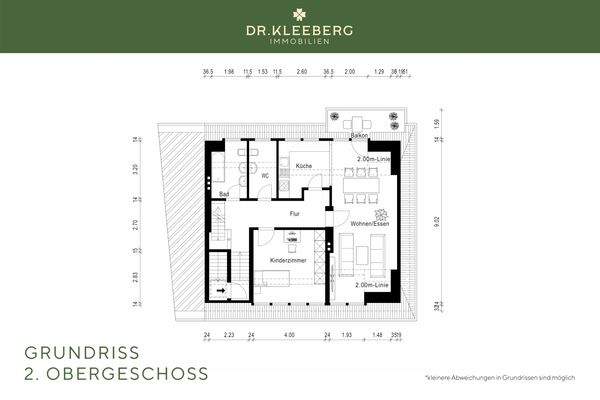 Grundriss 2. Obergeschoss