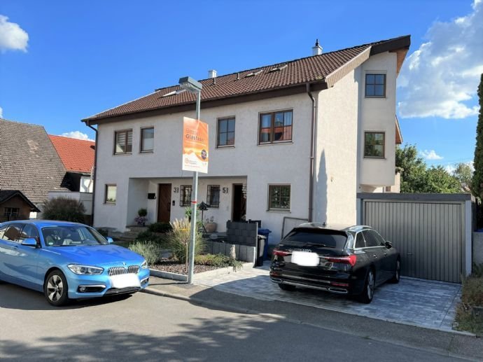 Grantschen - Welcome Family - Doppelhaushälfte mit EBK, Terrasse & Garten, Balkon, Einzelgarage.
