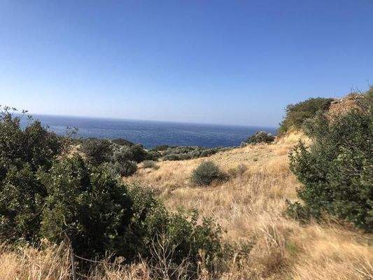 Kreta, Triopetra: Grundstück mit Meerblick zu verkaufen