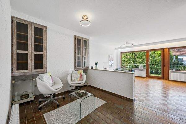 Offener Wohn- u. Essbereich