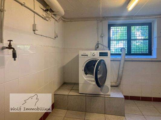 Waschraum im Keller