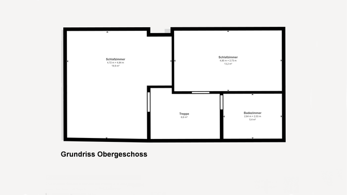 Grundriss Obergeschoss