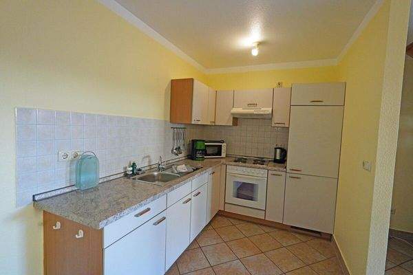 Blick in die Küche Wohnung 8