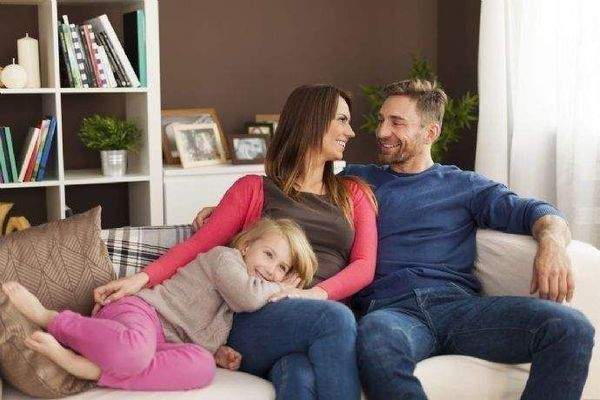 glücklich in den eigenen vier Wänden