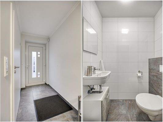 Eingangsbereich, Gäste WC