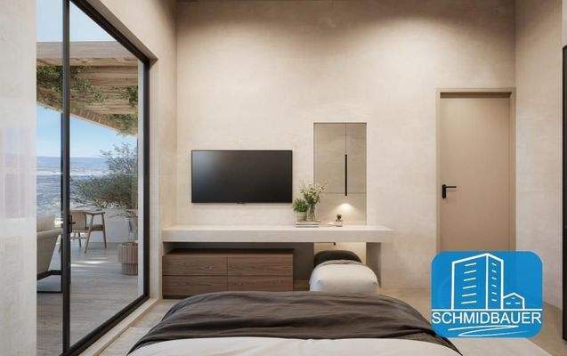 Kreta, Klima: Neubau-Projekt! Haus mit Studio und Pool in kleiner Anlage zu verkaufen