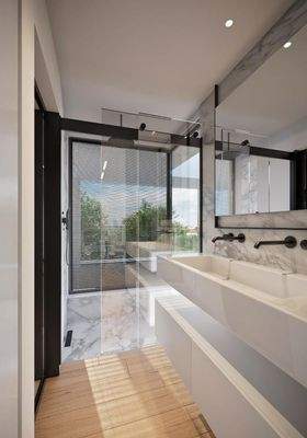 Kreta, Chersonisou: Moderne Luxusvilla mit freiem Meerblick zu verkaufen