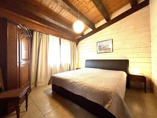 Schlafzimmer Blockhaus