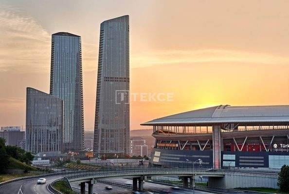 Spacious Flats with Pool and Security in İstanbul Sarıyer