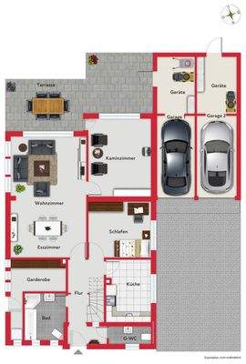 Grundriss Erdgeschoss